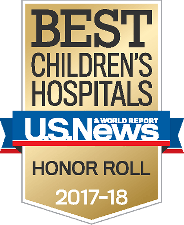 U.S. News and World Report Best Children’s Hospitals: Honor Roll 2017–2018