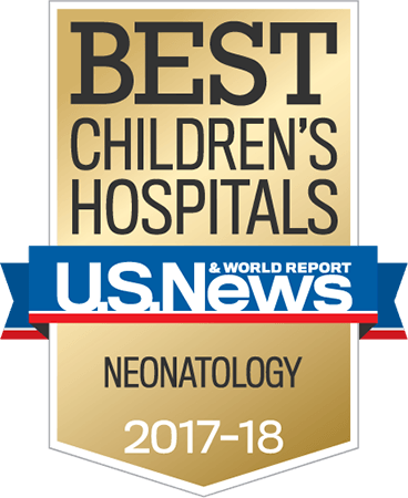 U.S. News and World Report Best Children’s Hospitals: Neonatology 2017–2018