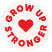 Grow Up Stronger Campaign sticker