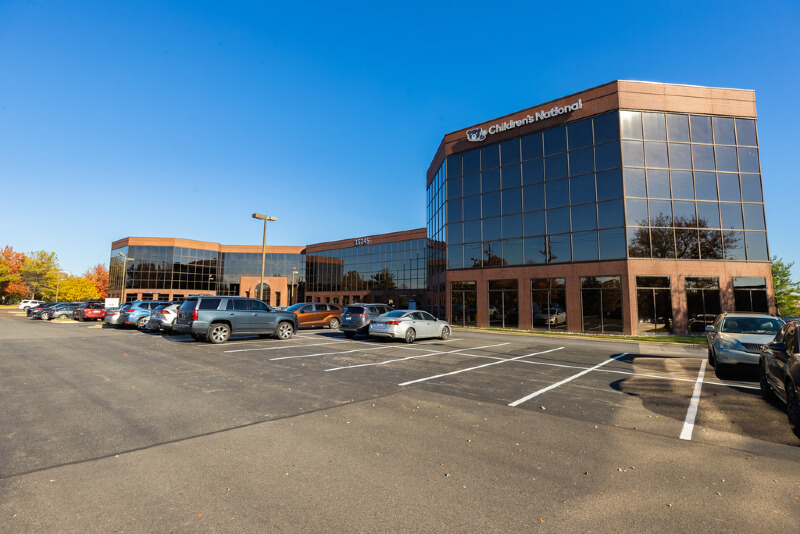 Exterior view of the Neuropsychology facility at Montgomery County in Rockville, Maryland.